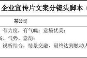包含154中学宣传片脚本文案创意的词条