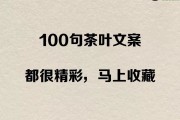 茶叶广告创意文案(有意境的茶叶广告文案)