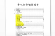 营销计划书模板(营销方案计划书模板)