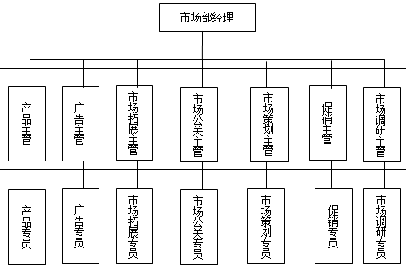 营销部组织架构(营销部组织架构图)