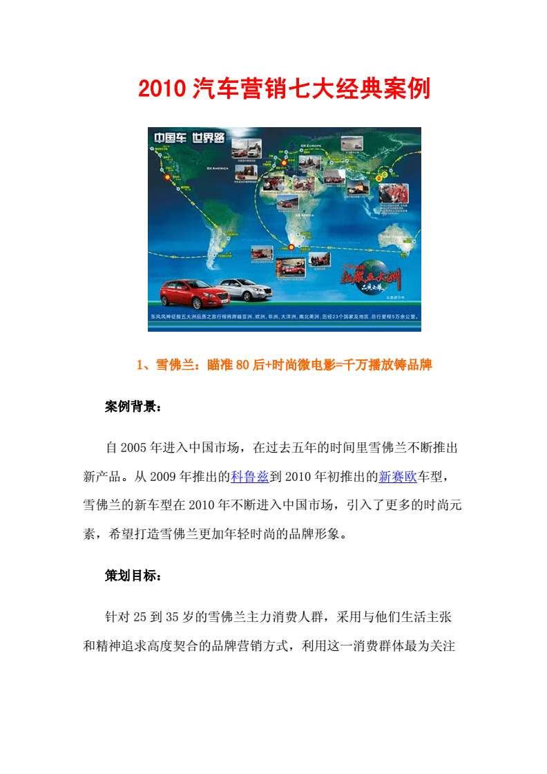 营销经典案例(50个市场营销经典案例)