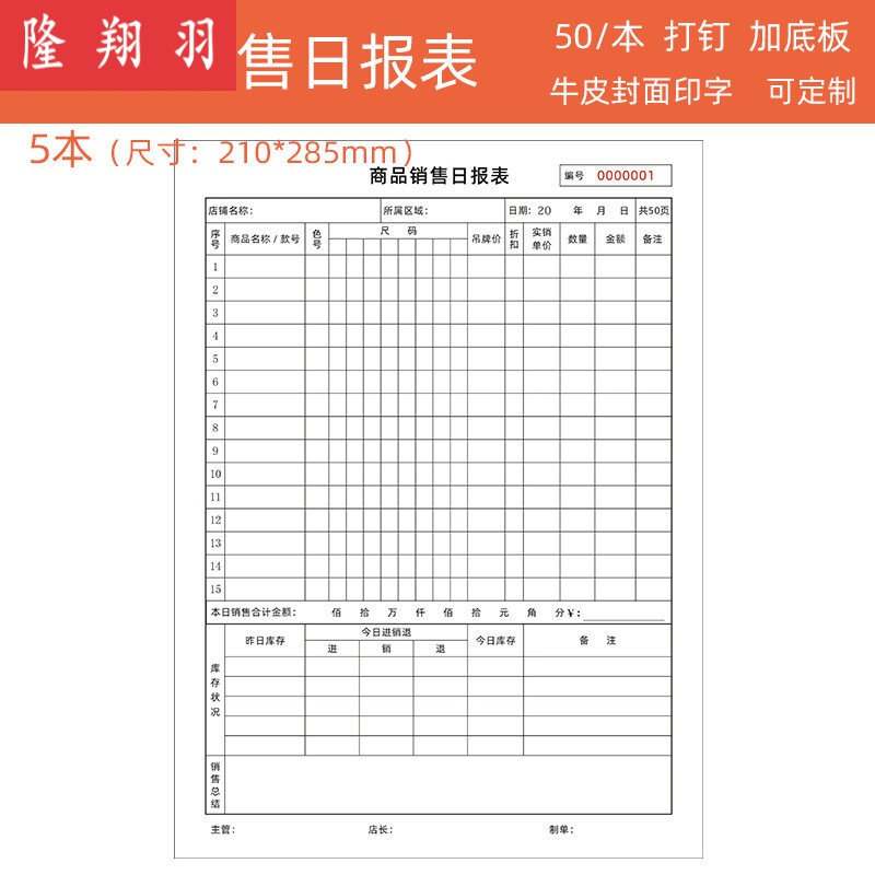 电商销售日报表(电商销售报表表格)