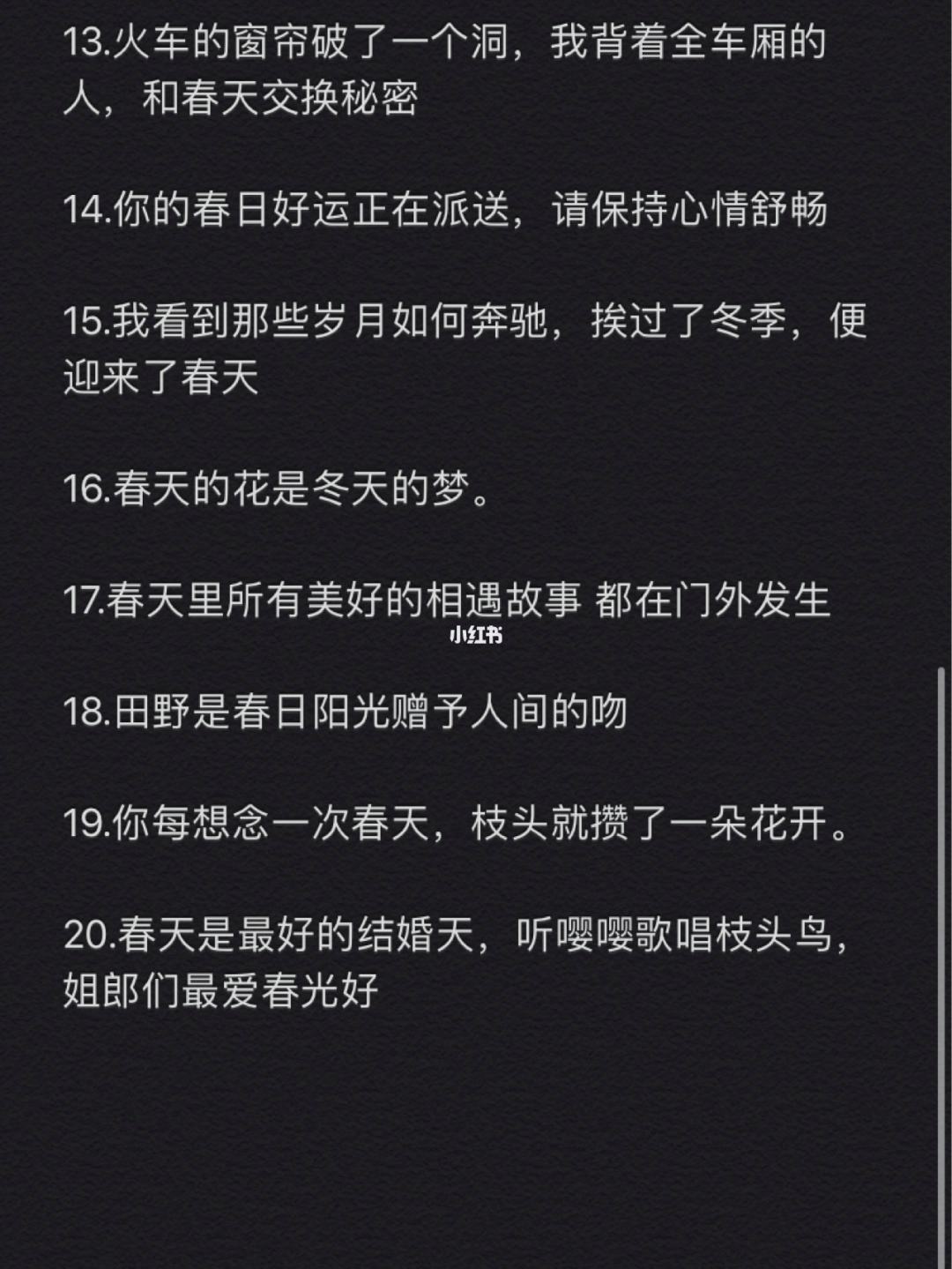 春天到了的文案(春天到了的文案怎么写)
