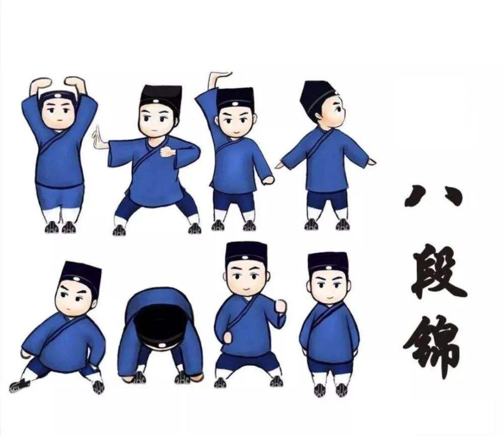 八段锦文案(八段锦动作口诀)